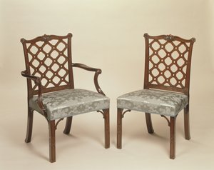A Pair of George III Dining Chairs